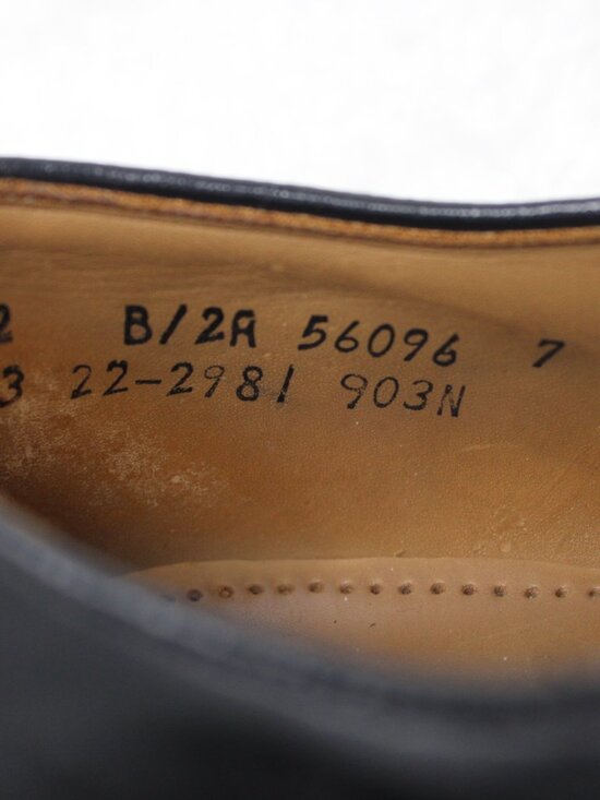 Johnston & Murphy Dress Shoes Mens 12 Black Melton Optima Cap Toe Oxford main image 4